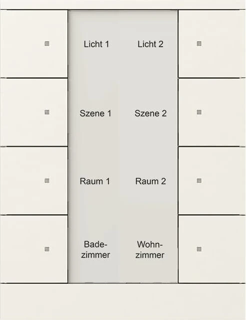 Busch-Jaeger Bedienelement 8-fach