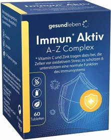 Alliance Gesund Leben Immun Aktiv A-Z Complex Kapseln, 60 Stück