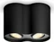Philips Hue White Ambiance Pillar Spot 2-flammig schwarz Vorschaubild
