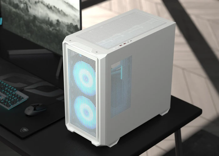 Cougar MX600 Mini RGB White, Glasfenster