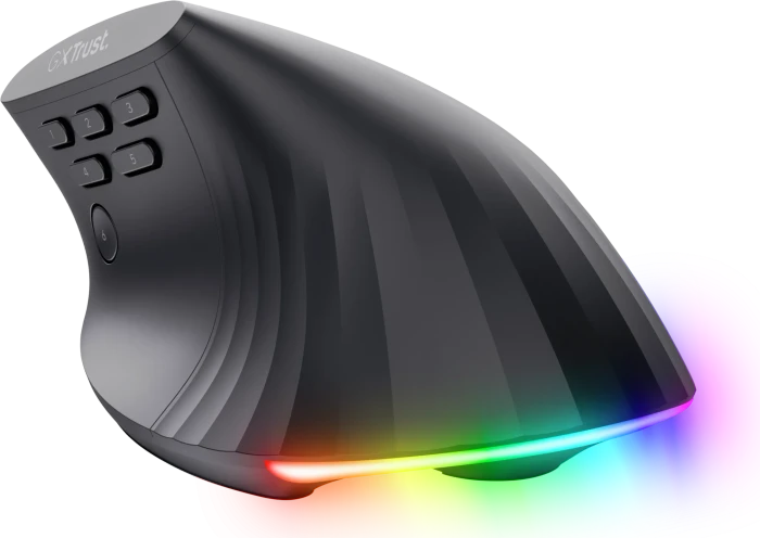 Trust Gaming GXT 145 Rexxa Ergonomic Vertical RGB Mouse schwarz, USB
