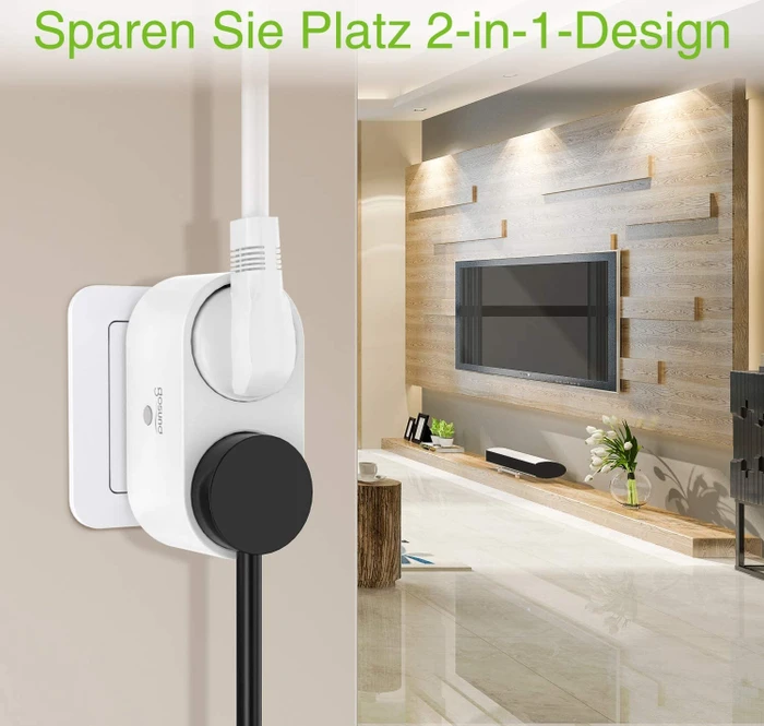 Gosund SP211 Smart Wi-Fi Plug 2-fach, Smart-Steckdose mit Strommessfunktion