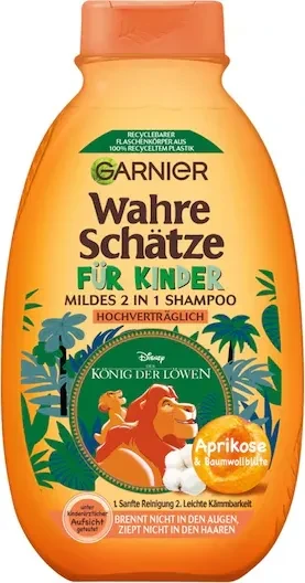 Garnier Wahre Schätze für Kinder Aprikose & Baumwollblüte Shampoo, 250ml