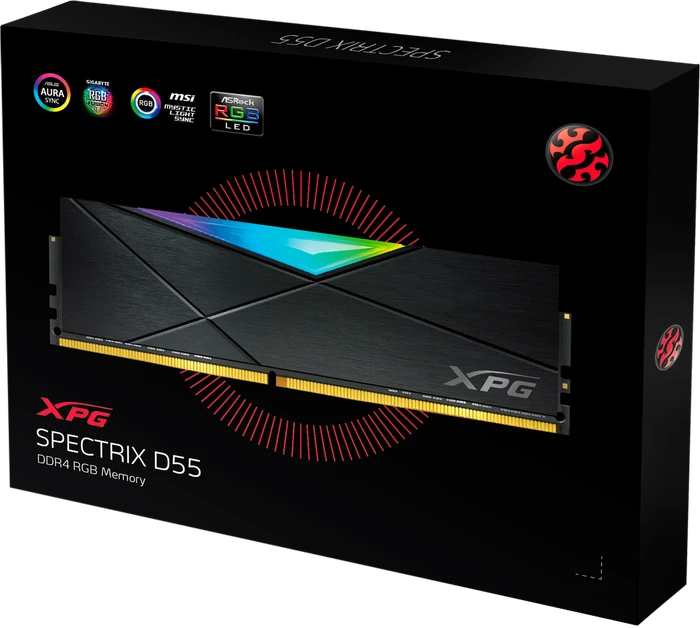 ADATA XPG Spectrix D55 UDIMM 32GB Kit, DDR4-3600, CL18-20-20