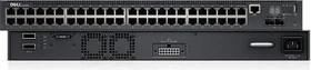 Dell EMC Networking N Series PowerSwitch N2000 Rackmount Gigabit Managed Stacking Switch, 48x RJ-45, 2x SFP+, 850W PoE+ (N2048P/210-ABNY)