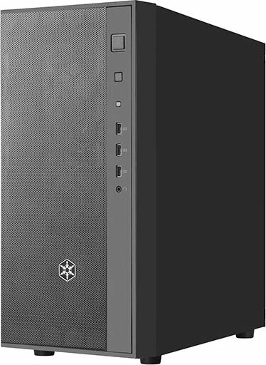 SilverStone Fara R1 Rainbow, schwarz, Glasfenster