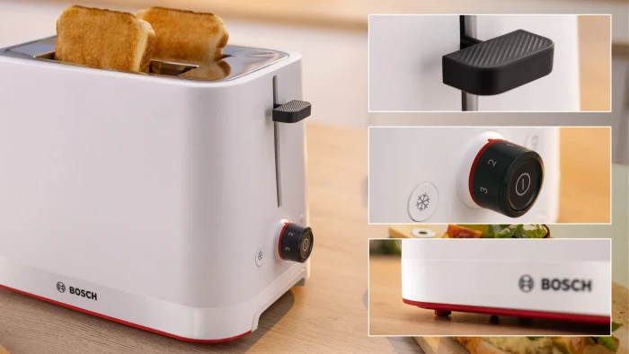 Bosch TAT3M121 Kompakt MyMoment Toaster weiß