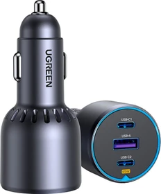 Ugreen 3-Port Car Charger 75W grau (35024)