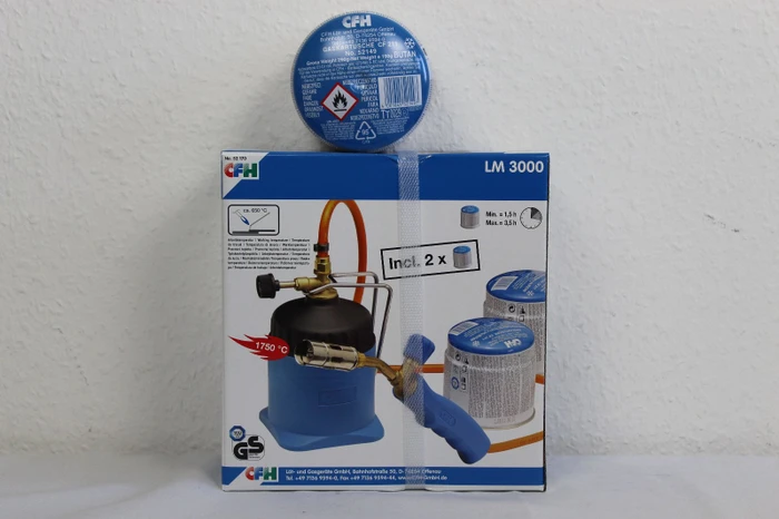 CFH Lötmeister LM 3000 Gas-Lötbrenner Set