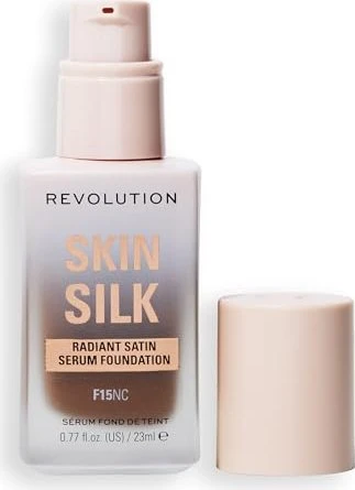 Revolution Beauty Skin Silk Radiant Satin Serum Foundation F15, 23ml