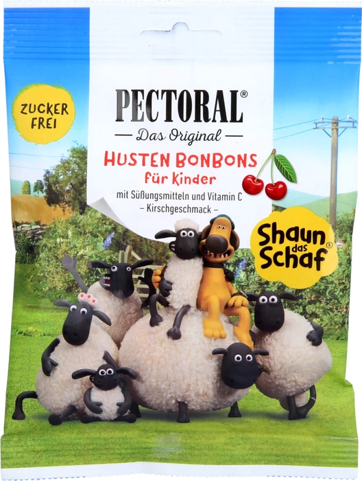 Pectoral Für Kinder Shaun das Schaf Hustenbonbons zuckerfrei