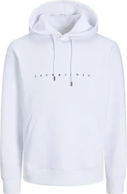 Jack & Jones Logo Hoodie weiß (Herren)