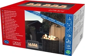 Konstsmide Acryl Lichterkette Bären LED 40x warmweiß