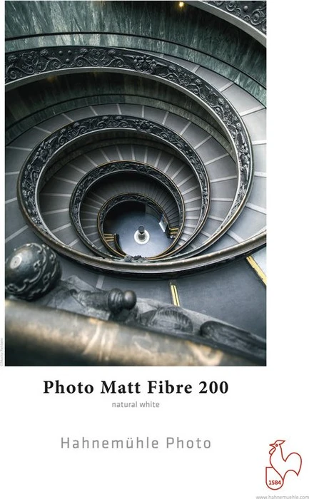 Hahnemühle Photo Matt Fibre 200 Fotopapier matt weiß, A4, 200g/m², 25 Blatt