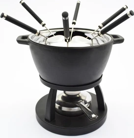 Mäser Fondue-Set schwarz,  10-tlg.