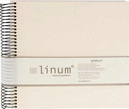 Goldbuch Spiralalbum Linum 20x20 beige