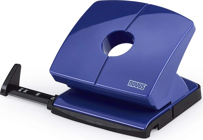 Novus B 220 Bürolocher, blau/schwarz