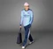 adidas FC Arsenal 2024/2025 Ausweichtrikot langarm clear aqua/light flash purple (Herren) Vorschaubild