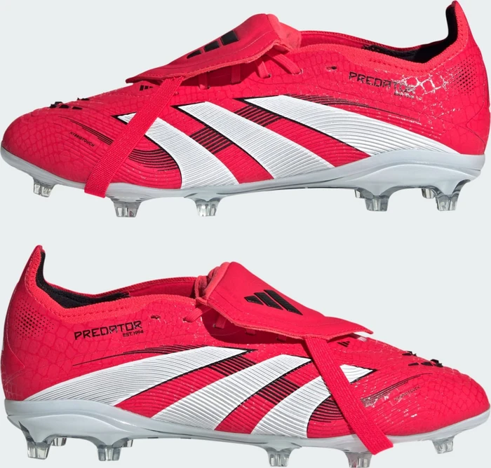 adidas Predator Elite Fold-Over Tongue FG lucid red/cloud white/core black (Junior)