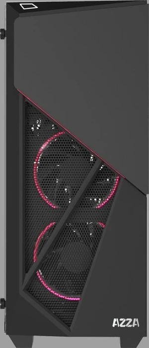 AZZA Inferno 310, schwarz, Glasfenster