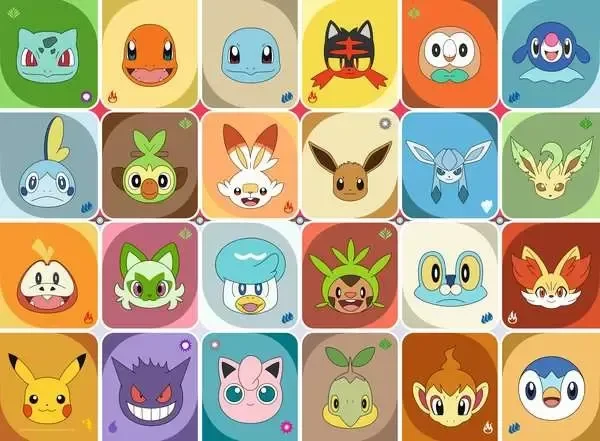 Ravensburger Pokémon Gesichter