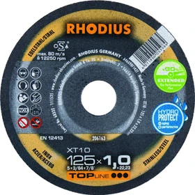 Rhodius TopLine XT 10 Trennscheibe, 125x1x22.23mm, 50 Stück
