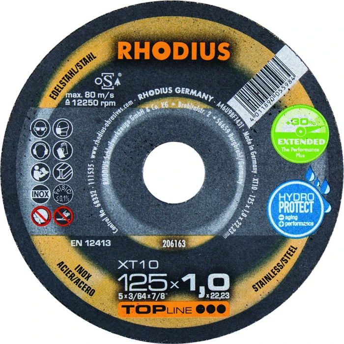 Rhodius TopLine XT 10 Trennscheibe, 125x1x22.23mm, 50 Stück