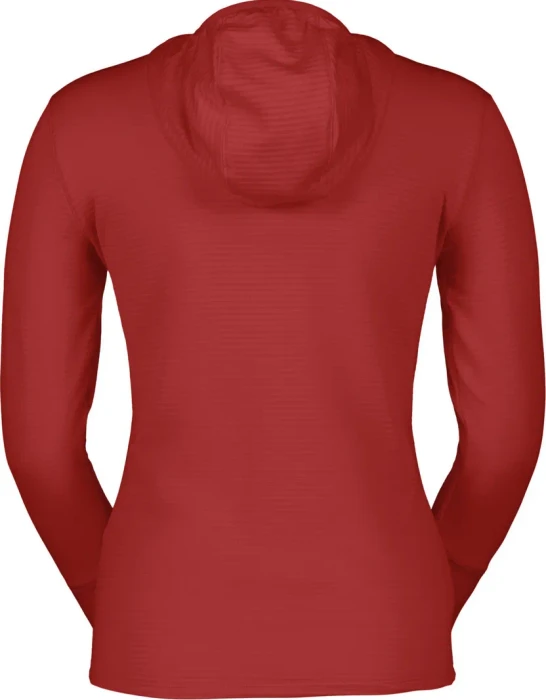 Scott Defined Light Zip Hoodie power red (Damen)
