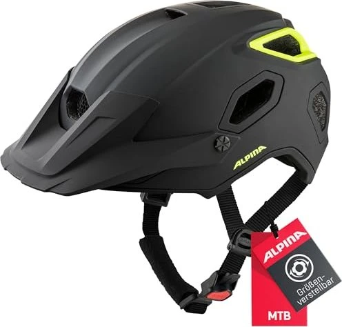 Alpina Comox Helm black/neon matt
