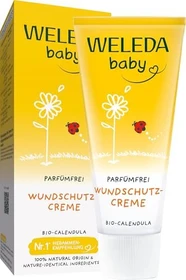 Weleda Calendula Baby Wundschutzcreme parfümfrei, 75ml