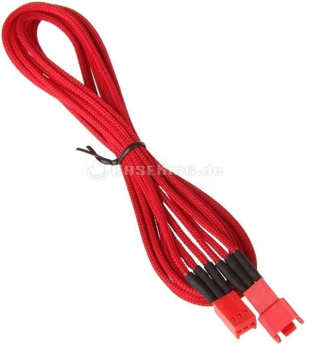 BitFenix sleeved, rot