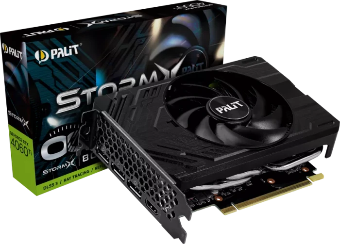 Palit GeForce RTX 4060 Ti StormX OC, 8GB GDDR6, HDMI, 3x DP