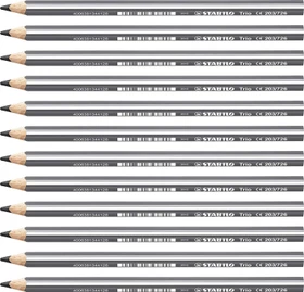 STABILO Trio thick Buntstift grau, 12er-Pack