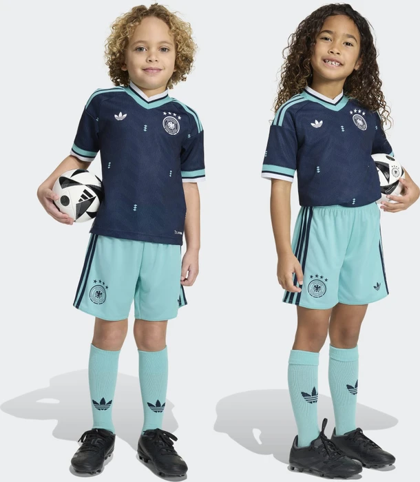 adidas FIFA WM 2026 Deutschland Kids Auswärtsausrüstung flash aqua (Junior)