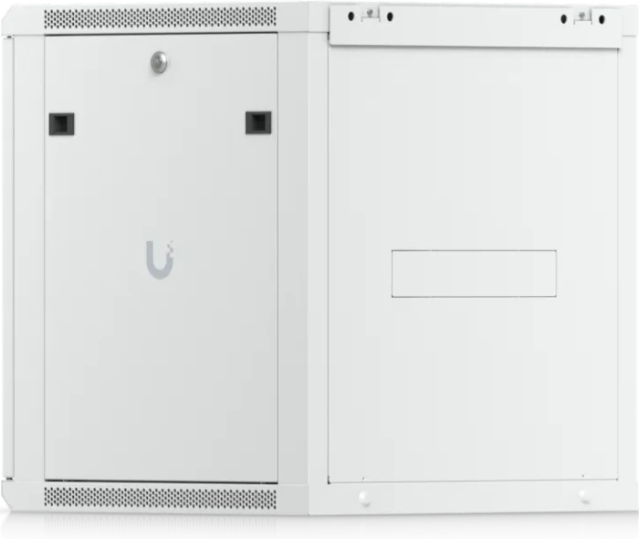 Ubiquiti 12U Rack Cabinet, 19" Wandgehäuse 12HE, Glastür, weiß, 560mm tief