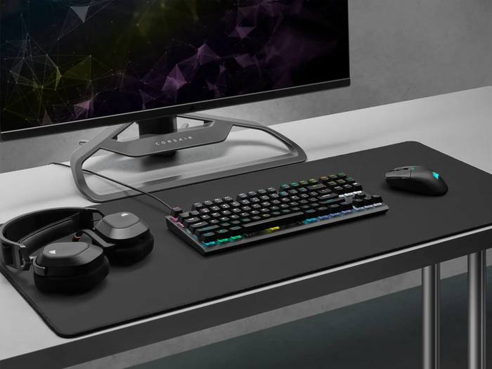 Corsair K60 PRO TKL RGB, Corsair OPX, USB, DE