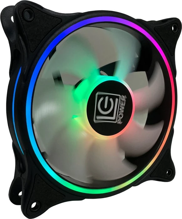 LC-Power Case Fan 120mm ARGB, schwarz, 120mm