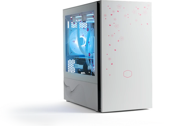Cooler Master Silencio S400 Sakura Limited Edition, Glasfenster, schallgedämmt