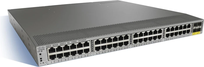 Cisco Nexus 2248TP Fabric Extender Rackmount Gigabit Managed Switch, 48x RJ-45, 4x SFP+