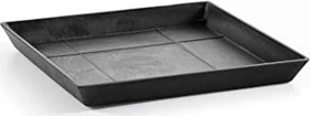Ecopots Rotterdam Blumentopfuntersetzer quadratisch 28x28cm dark grey