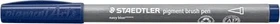 Staedtler pigment brush pen 371 marineblau