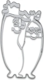 Städter Präge-Ausstecher, weißwurstpaar 9cm