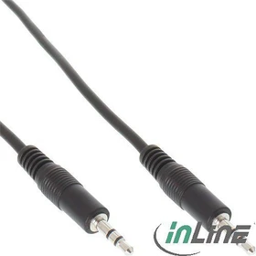 InLine 3.5mm Klinke Stecker/Stecker schwarz 3m