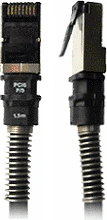 PatchSee DirectPatch Patchkabel, Cat6a, U/FTP, RJ-45/RJ-45, 6.1m, schwarz