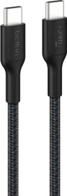 Belkin BoostCharge Pro Geflochtenes USB-C-/USB-C-Kabel (240W) 3m schwarz