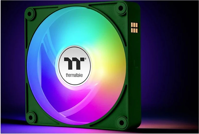 Thermaltake CT120 EX ARGB Sync Racing Green, grün/weiß, 120mm, 3er-Pack