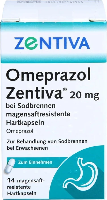 Omeprazol Zentiva 20mg Hartkapseln, 14 Stück