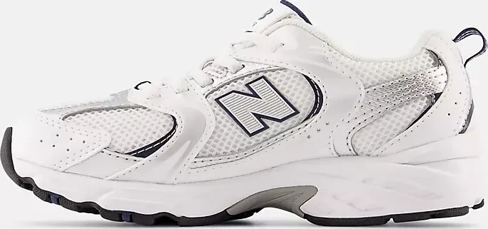 New Balance 530 Bungee white/natural indigo/silver metallic (Junior)