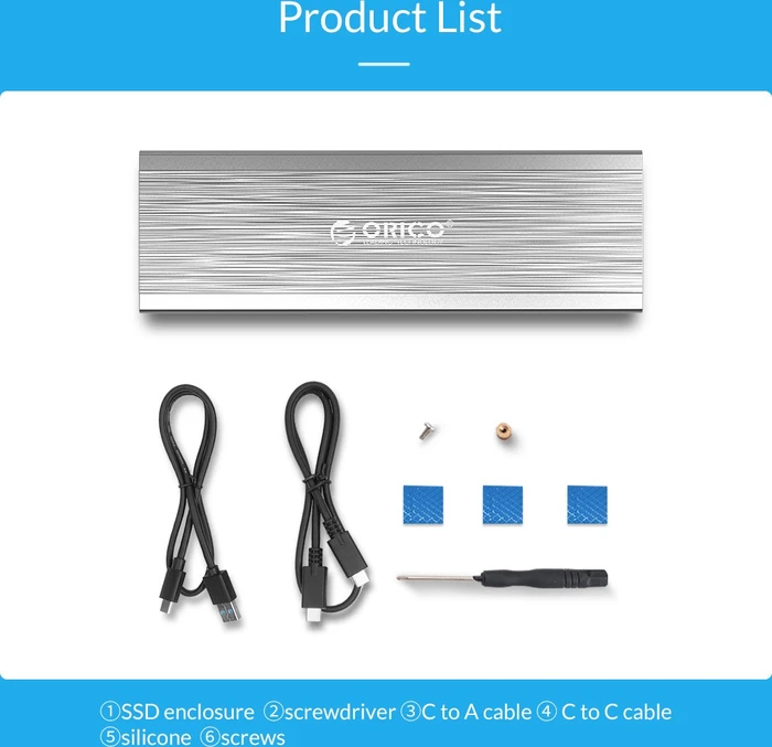 Orico PRM2-C3, schwarz, USB-C 3.1