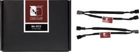 Noctua NA-SYC2, 3-Pin auf 2x 3-Pin Verteiler, sleeved, 11.5cm, schwarz, 2er-Pack